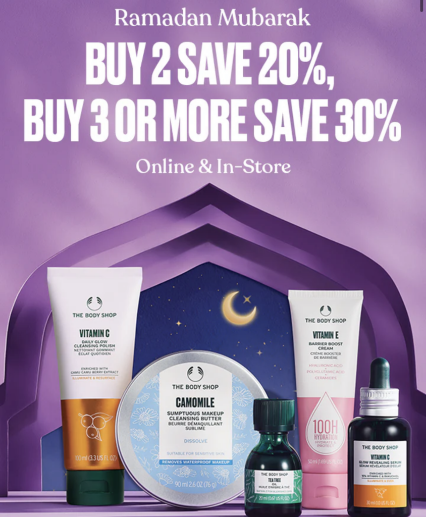 Click to go to The Body Shop Sale