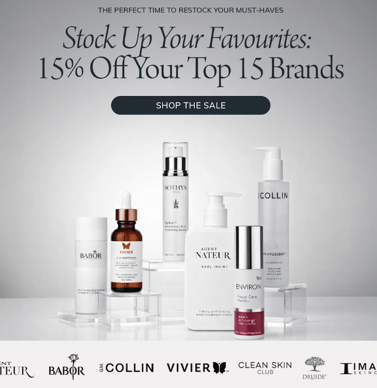 Click to go to the Boutique Skin Envie Sale