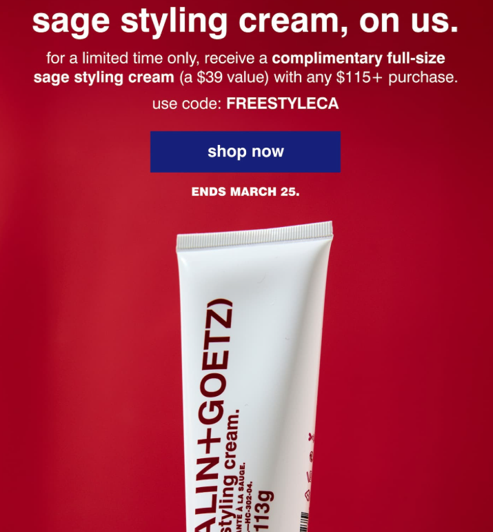 Click to go to the MALIN + GOETZ Offer