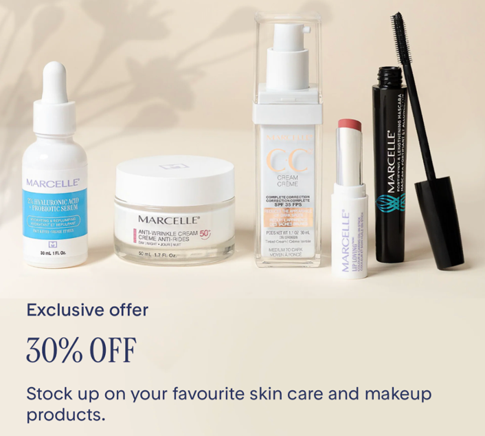 Click to go to the Marcelle Sale