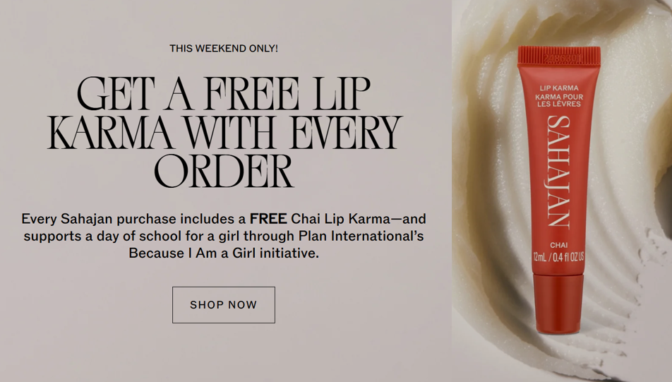 Click to go to the Sahajan Offer