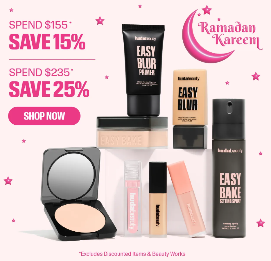 Click to go to the Huda Beauty Sale