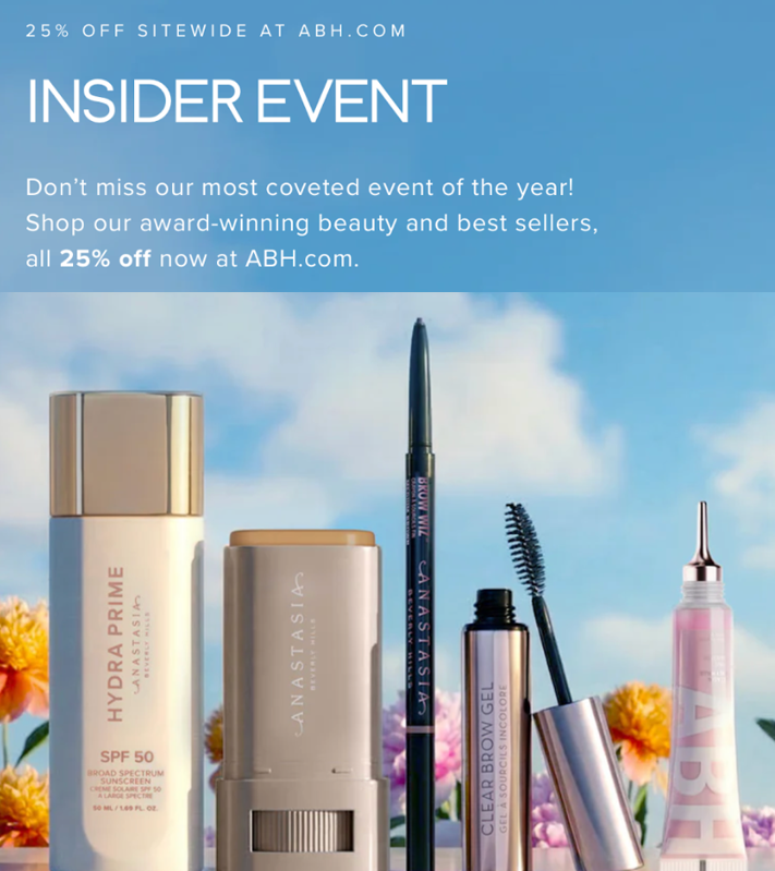 Click to go to the Anastasia Beverly Hills Sale