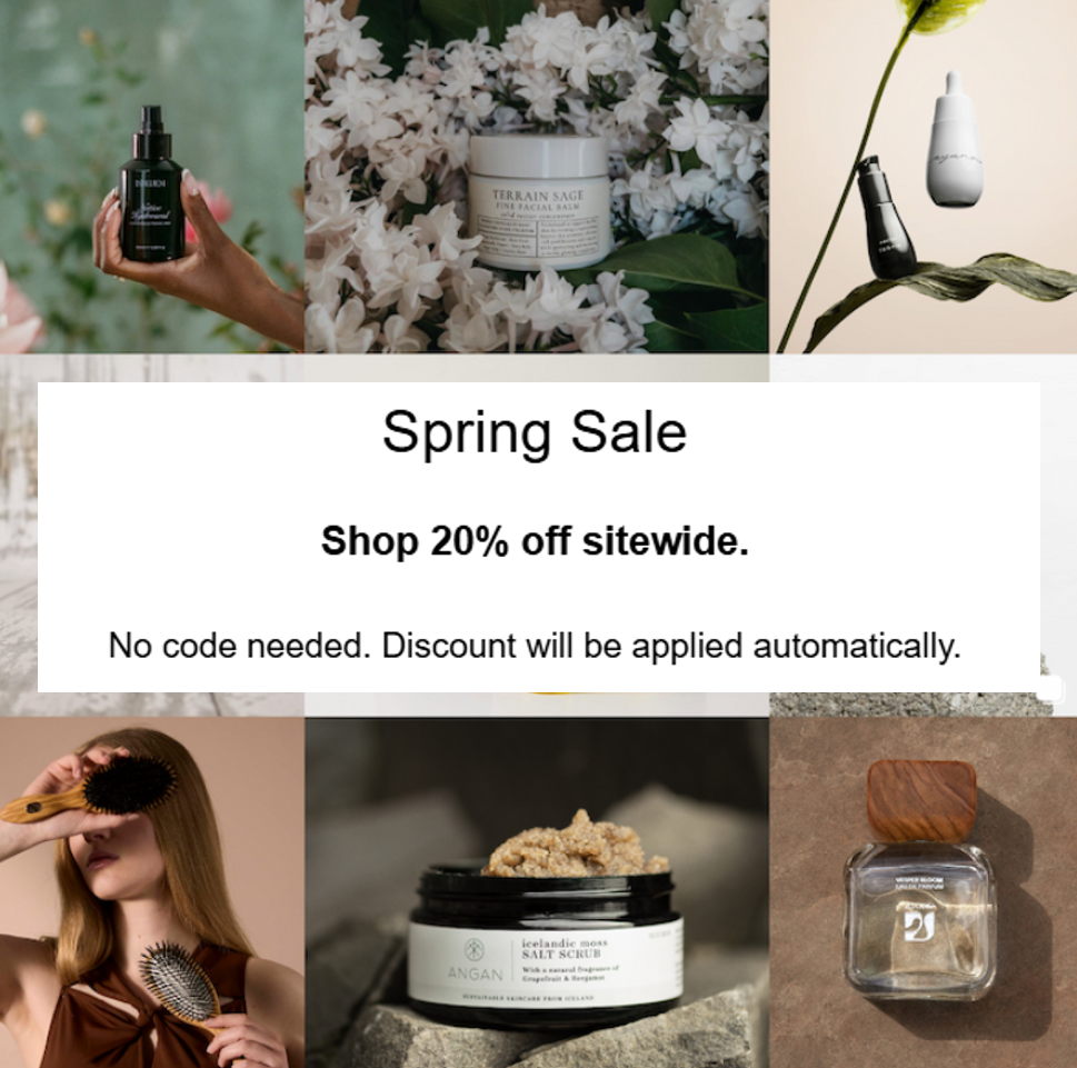 Click to go to The Green Jungle Beauty Shop Sale