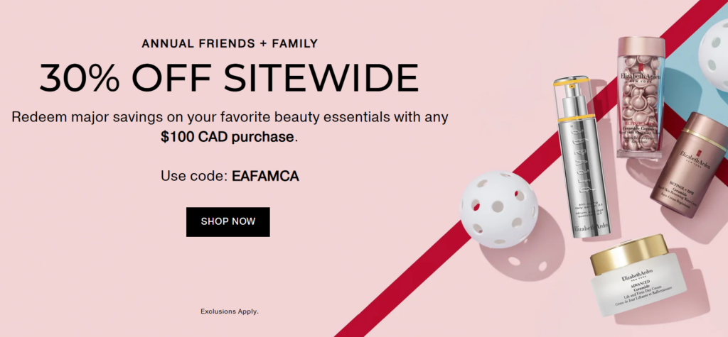Click to go to the Elizabeth Arden Sale