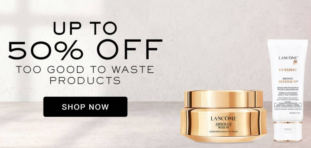 Click to go to the Lancôme Sale