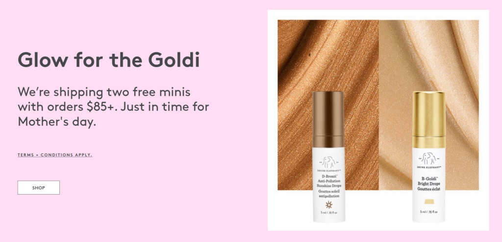 Click to go to the Drunk Elephant Offer