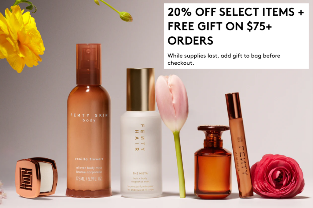 Click to go to the Fenty Beauty Sale