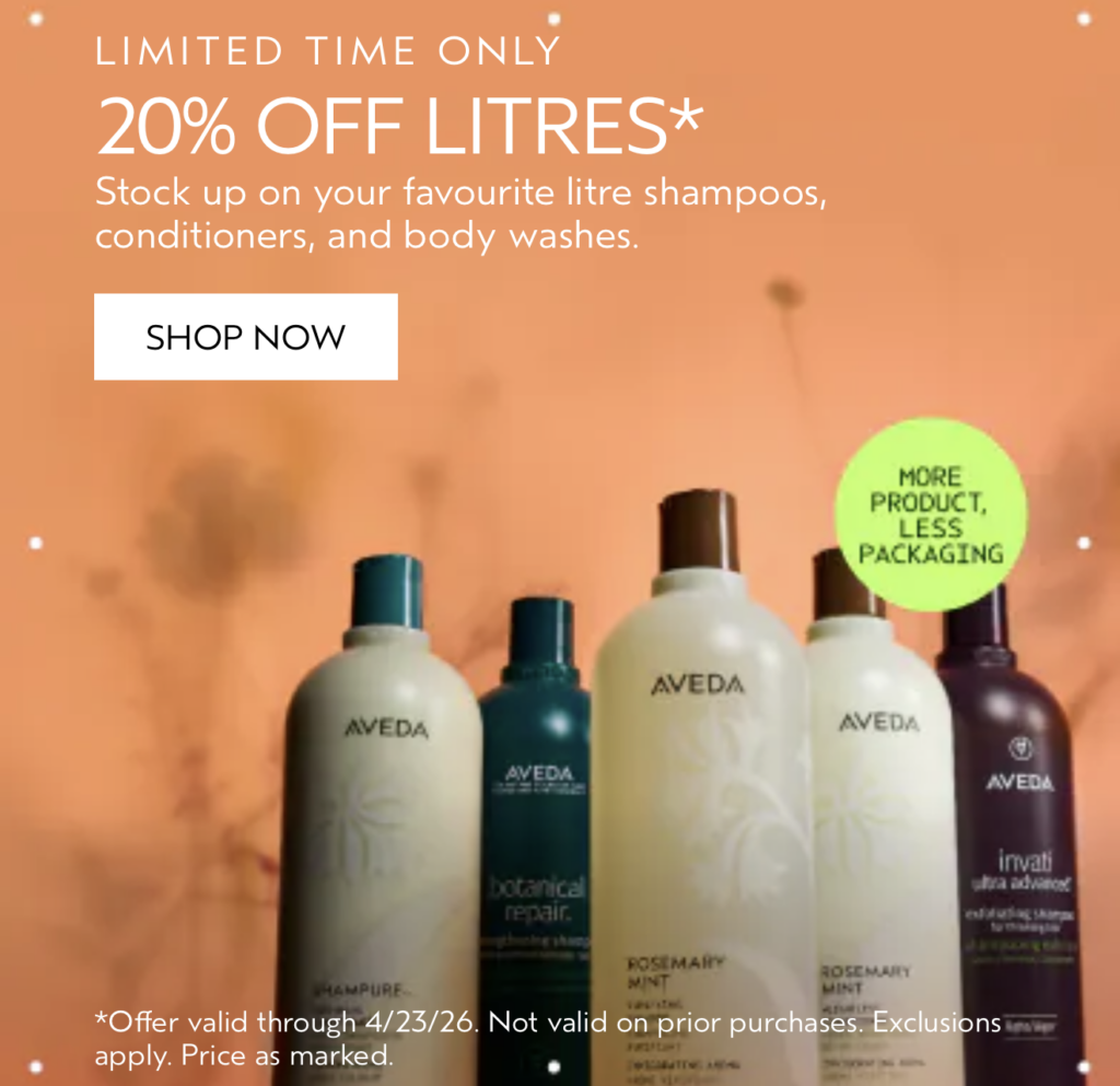 Click to go to the Aveda Sale