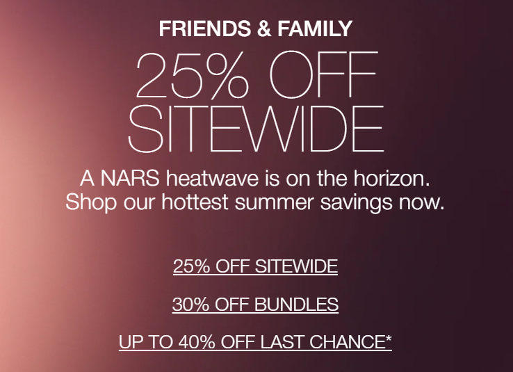 Click to go to the NARS Sale