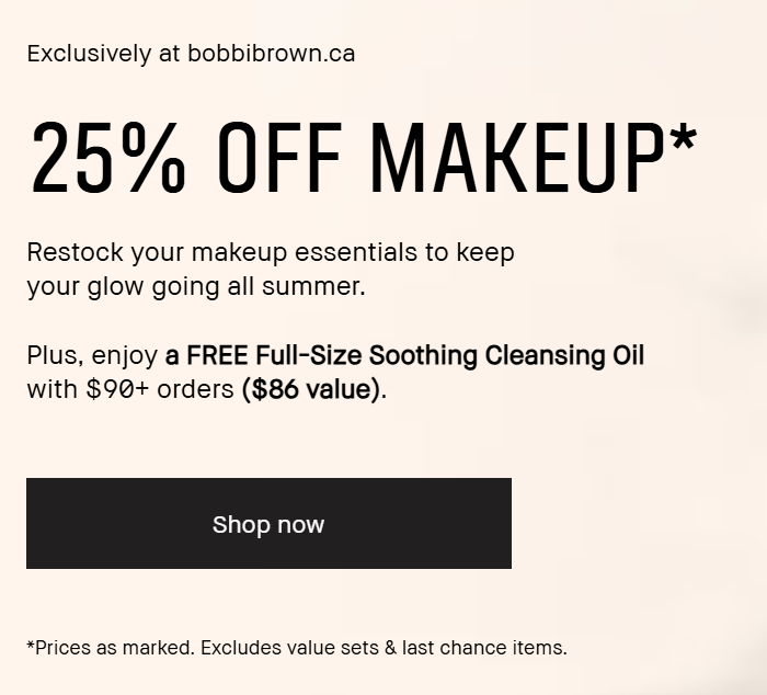 Click to go to the Bobbi Brown Sale