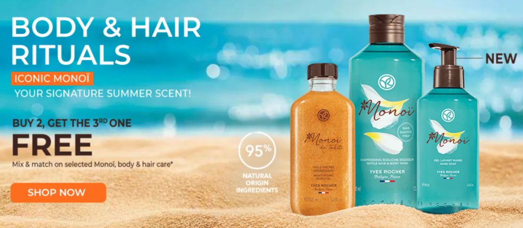 Click to go to the Yves Rocher Sale