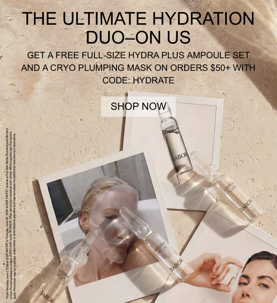Click to go to the BABOR Offer