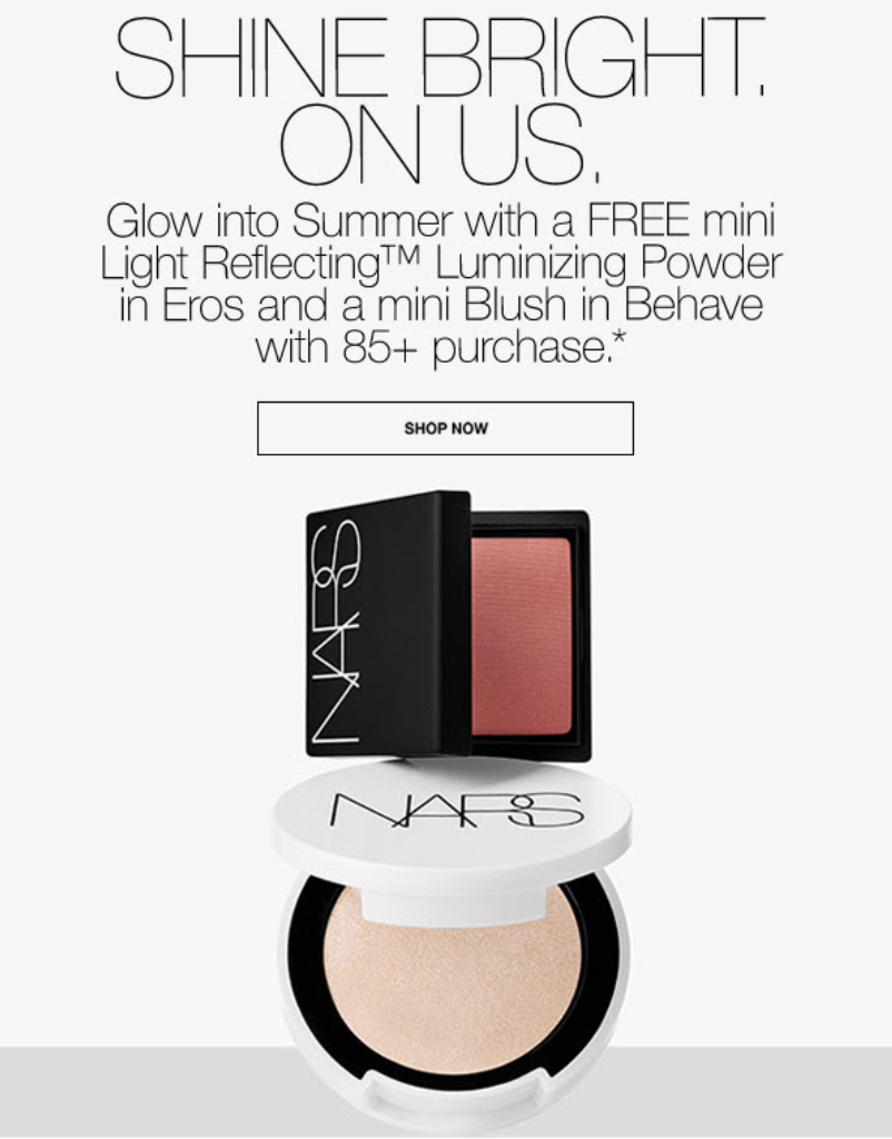 Click to go to the NARS Offer