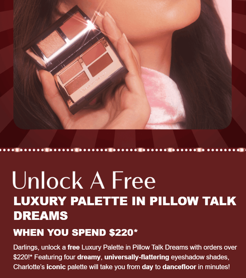 Click to go to the Charlotte Tilbury Offer