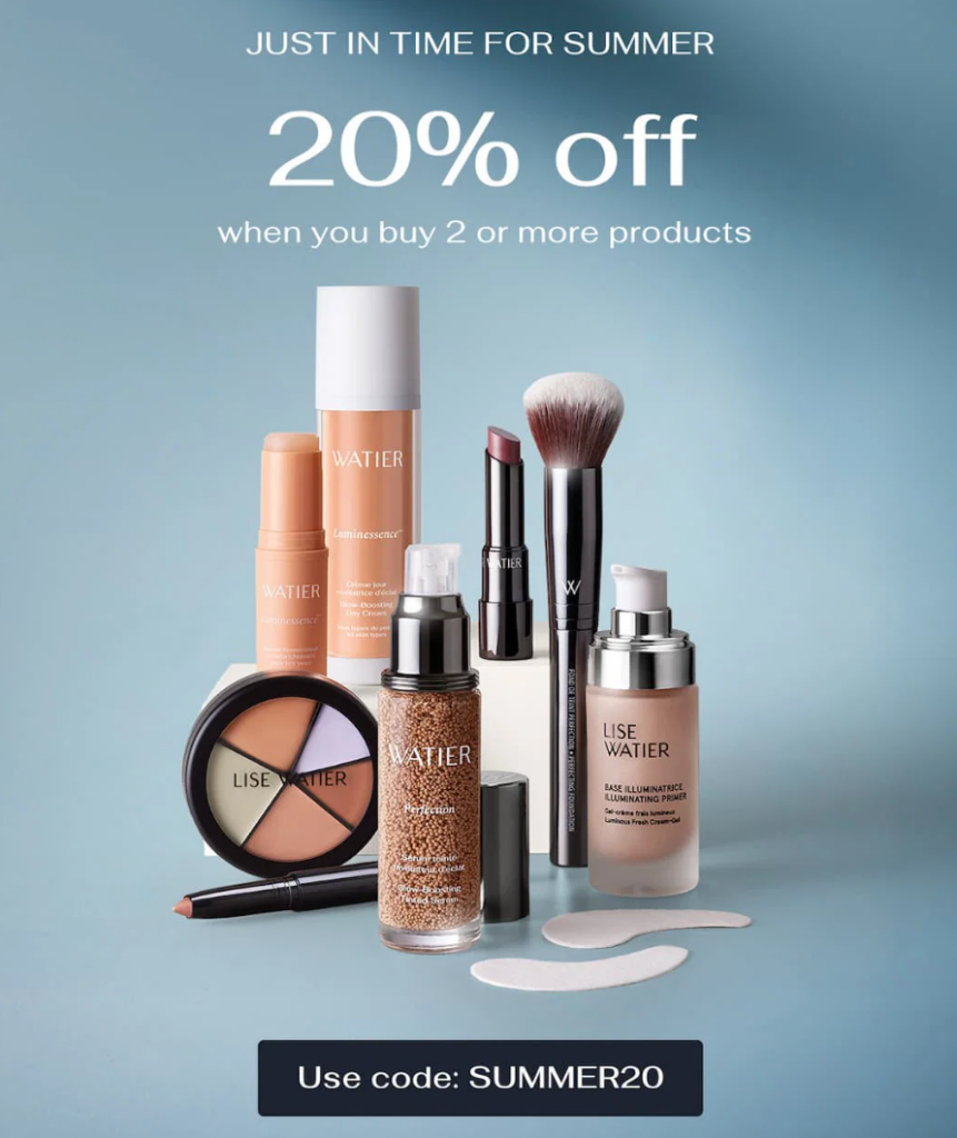 Click to go to the Lise Watier Sale