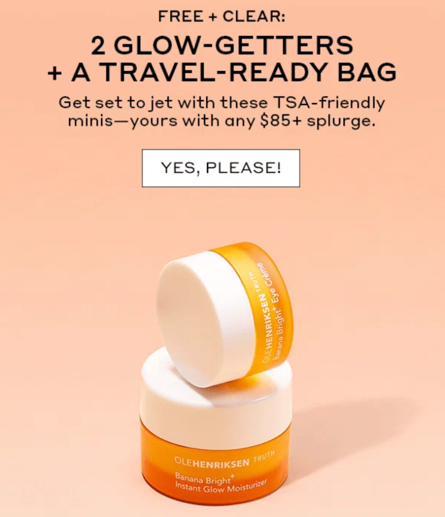 Click to go to the OLEHENRIKSEN Offer