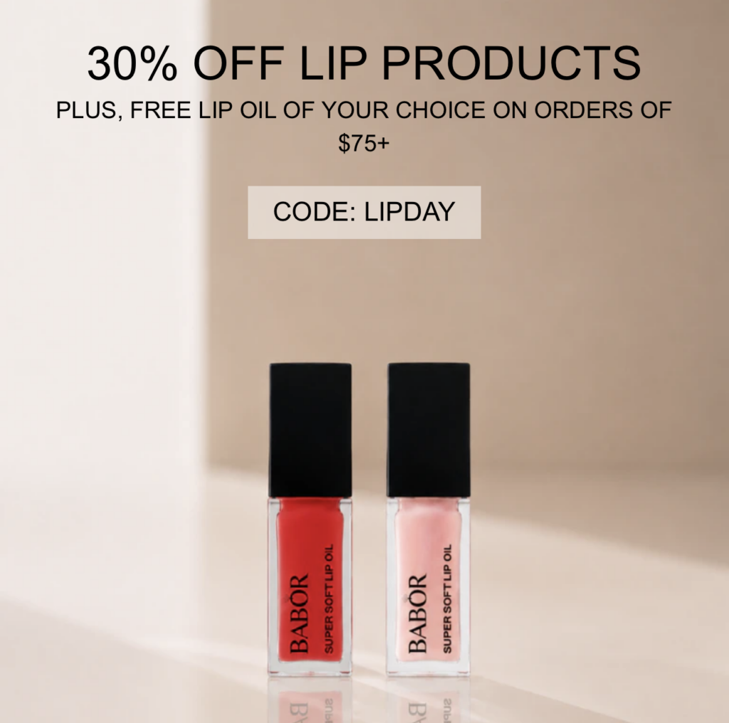 Click to go to the BABOR National Lipstick Day deal