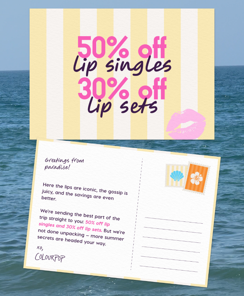 Click to go to the ColourPop National Lipstick Day deal