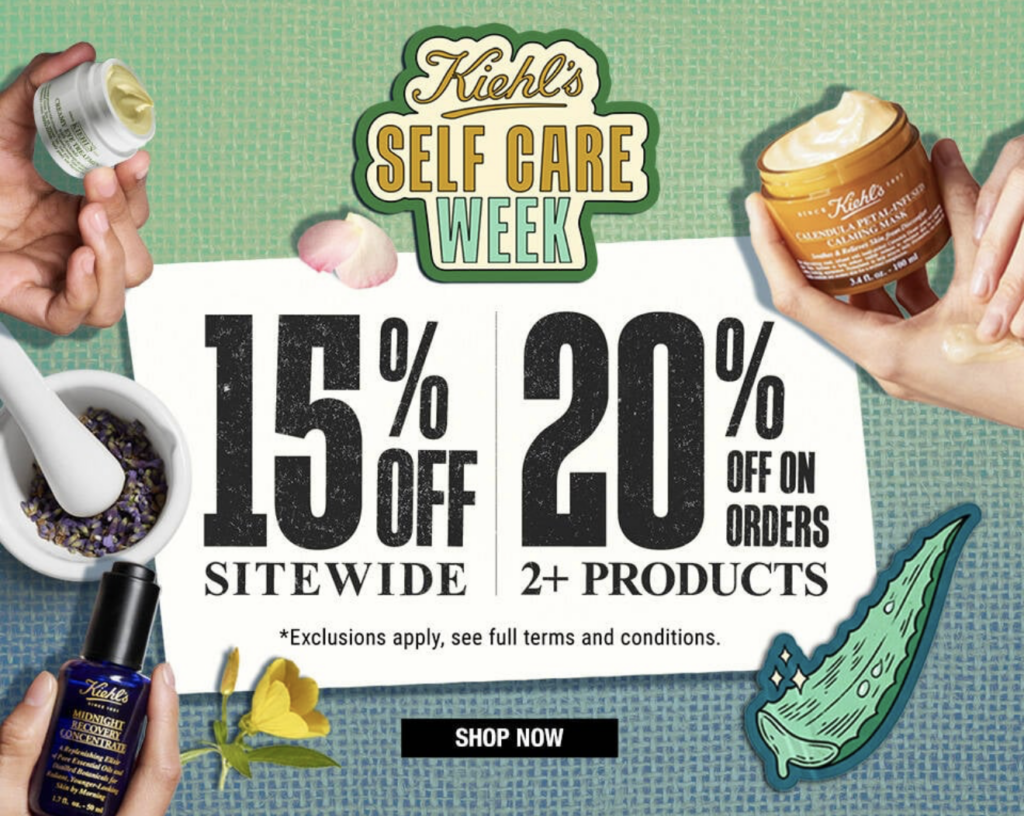 Click to go to the Kiehl's Sale