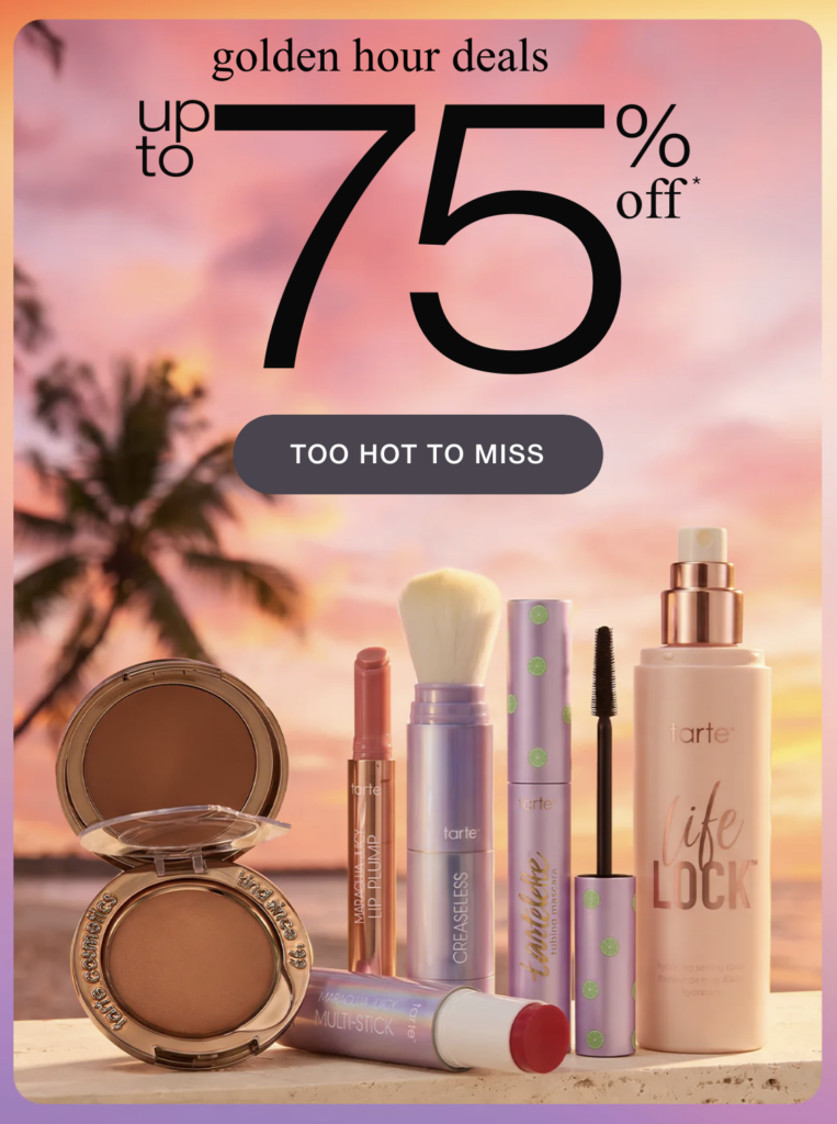 Click to go to the Tarte Sale