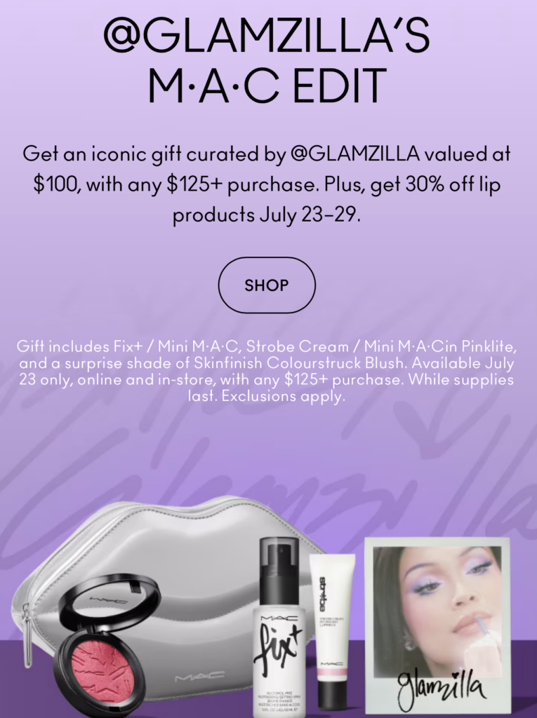 Click to go to MAC's National Lipstick Day deal
