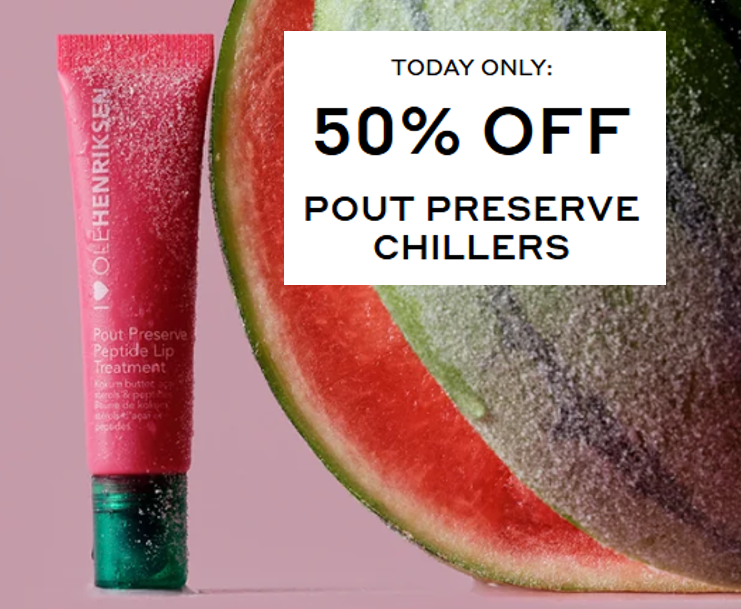 Click to go to the OLEHENRIKSEN National Lipstick Day deal