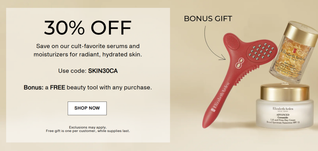 Click to go to the Elizabeth Arden Sale