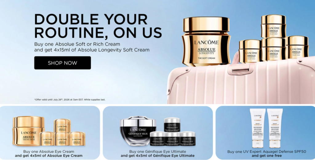 Click to go to the Lancôme Sale