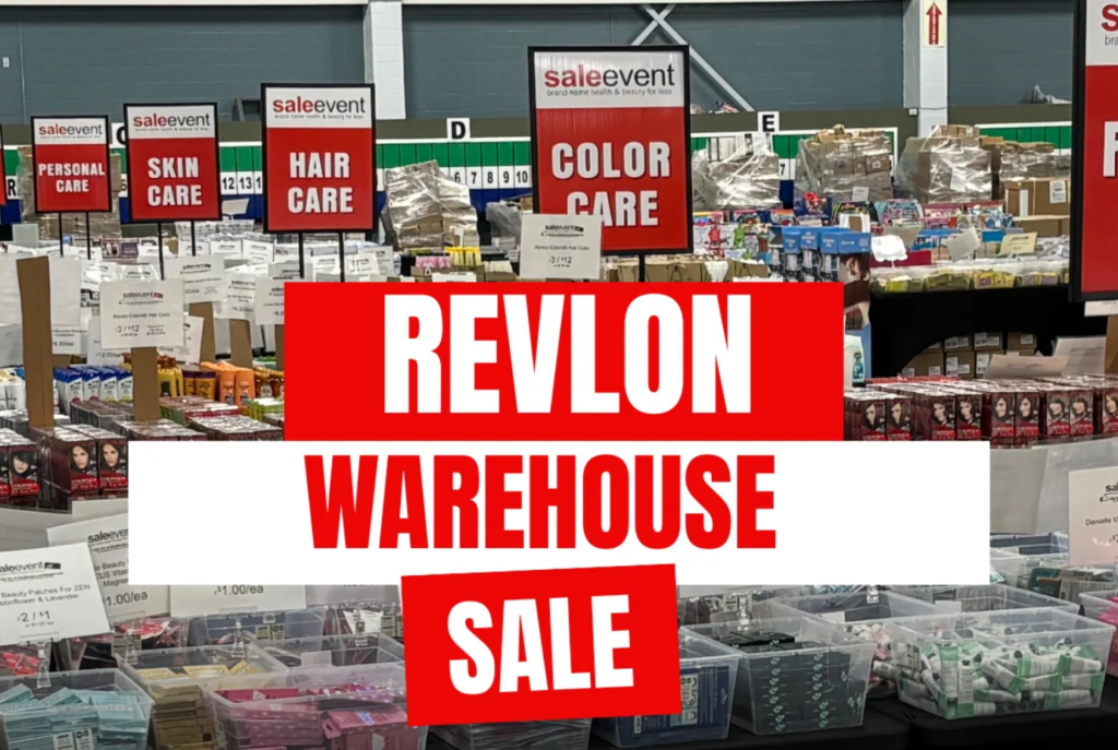 Click to learn more about the Revlon Warehouse Sale