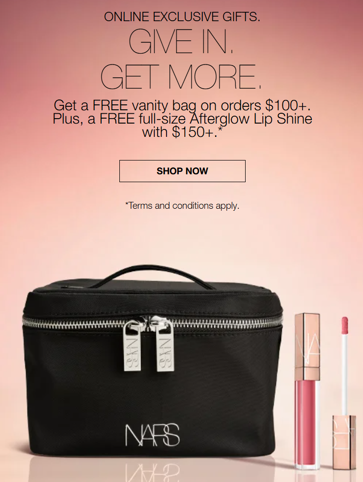 Click to go to the NARS Offer