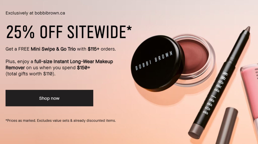 Click to go to the Bobbi Brown Sale