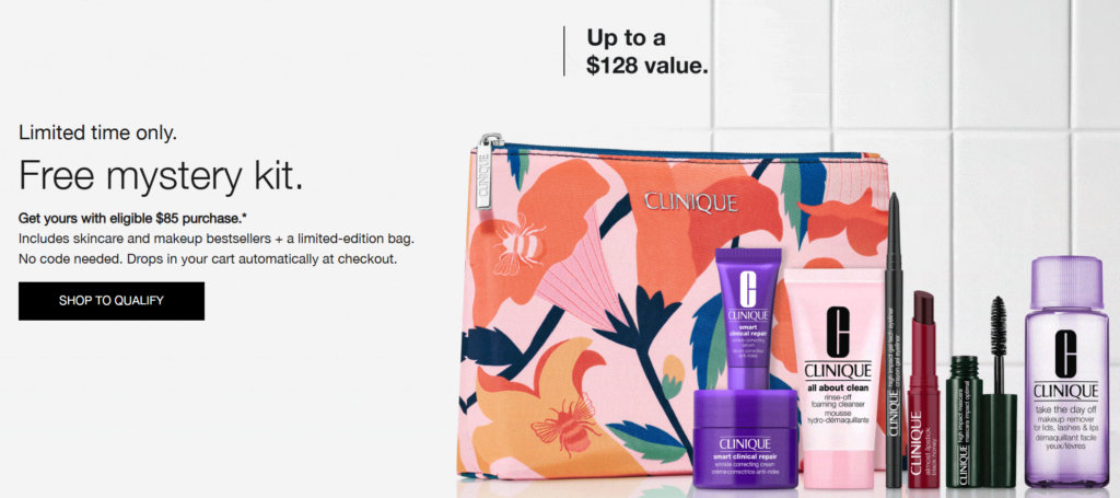 Click to go to the Clinique Offer