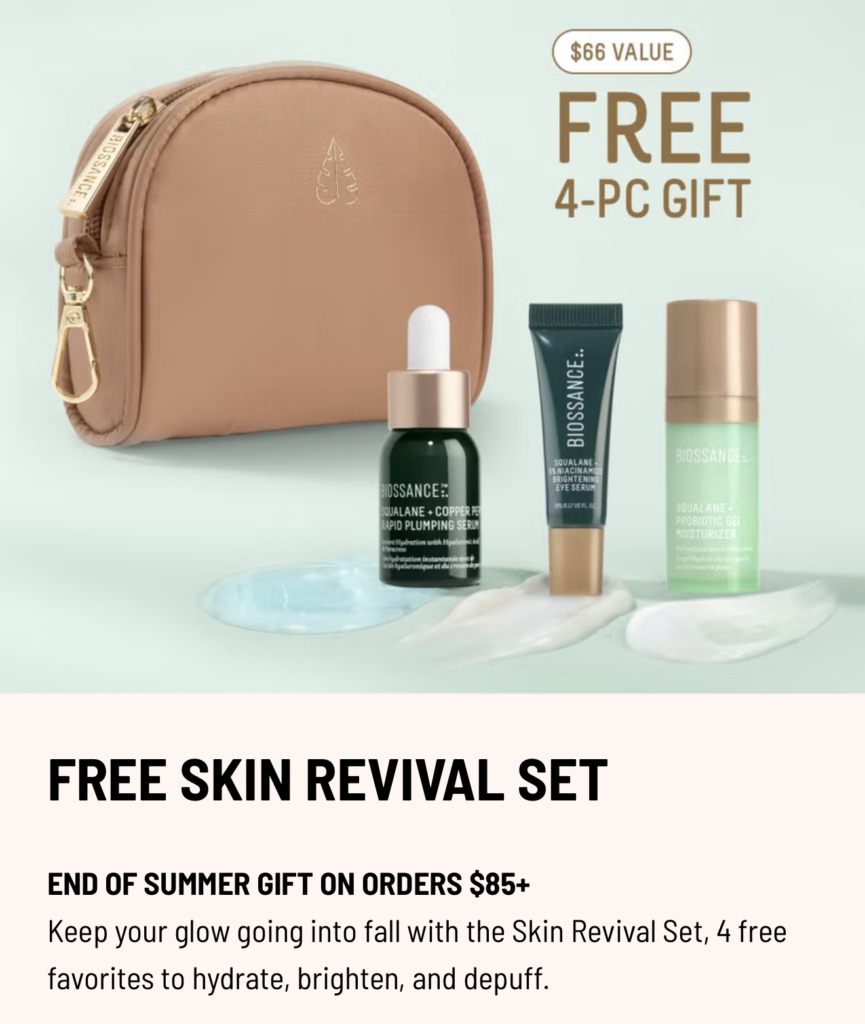 Click to go to the Biossance Sale