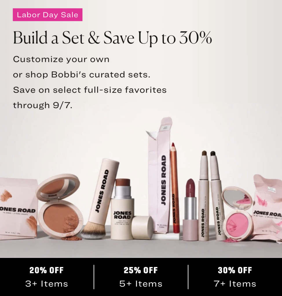 Click to go to the Jones Road Beauty Sale