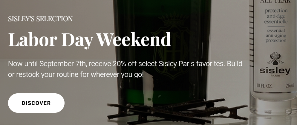 Click to go to the Sisley Paris Sale