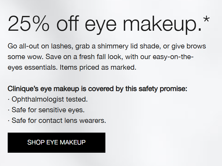 Click to go to the Clinique Sale