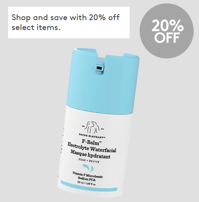 Click to go to the Drunk Elephant Sale