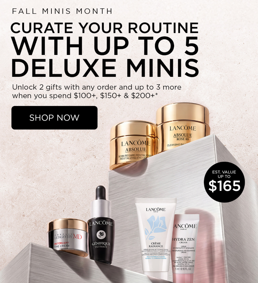 Click to go to the Lancôme Offer