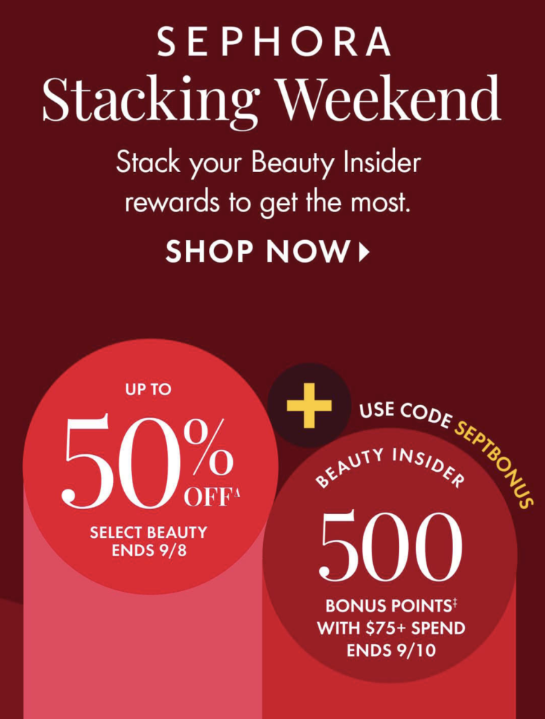 Click to go to the Sephora Sale