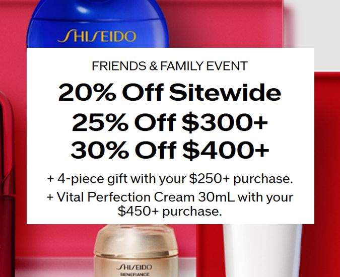Click to go to the Shiseido Sale