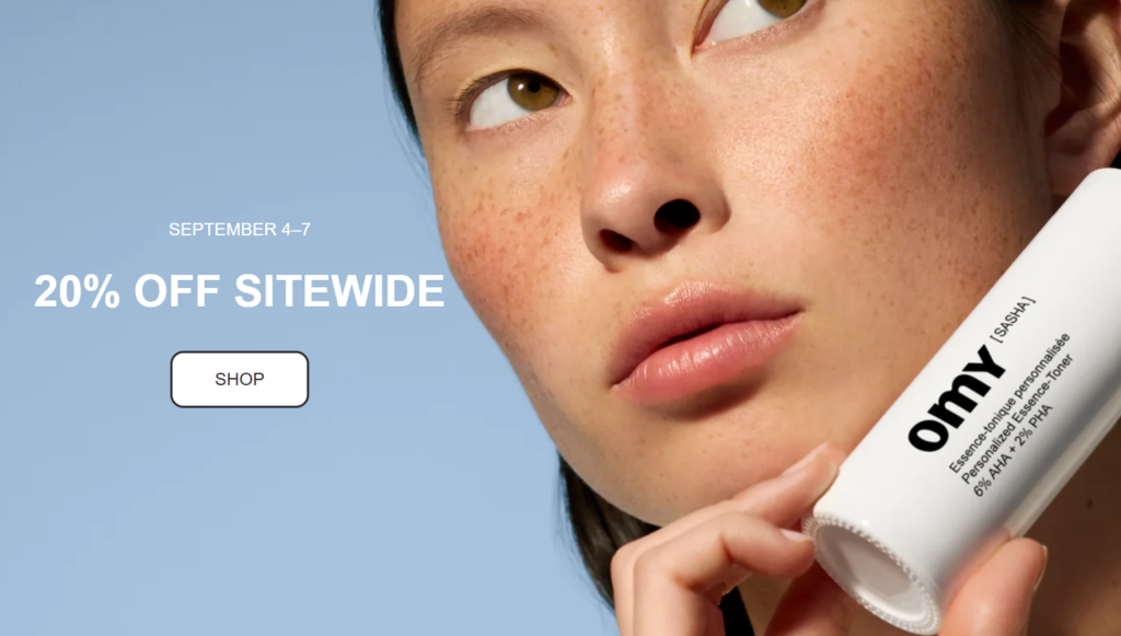 Click to go to the Omy Lab Sale