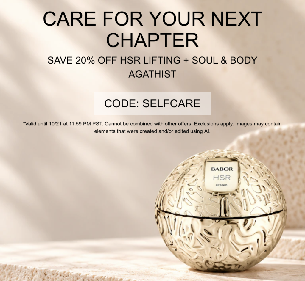 Click to go to the BABOR Sale