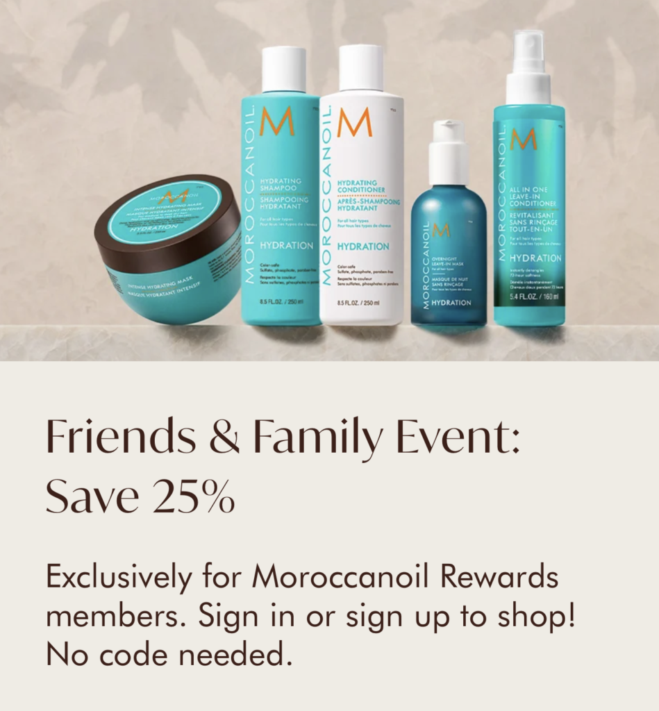 Click to go to the Moroccanoil Sale