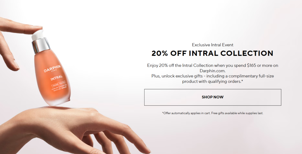 Click to go to the Darphin Sale