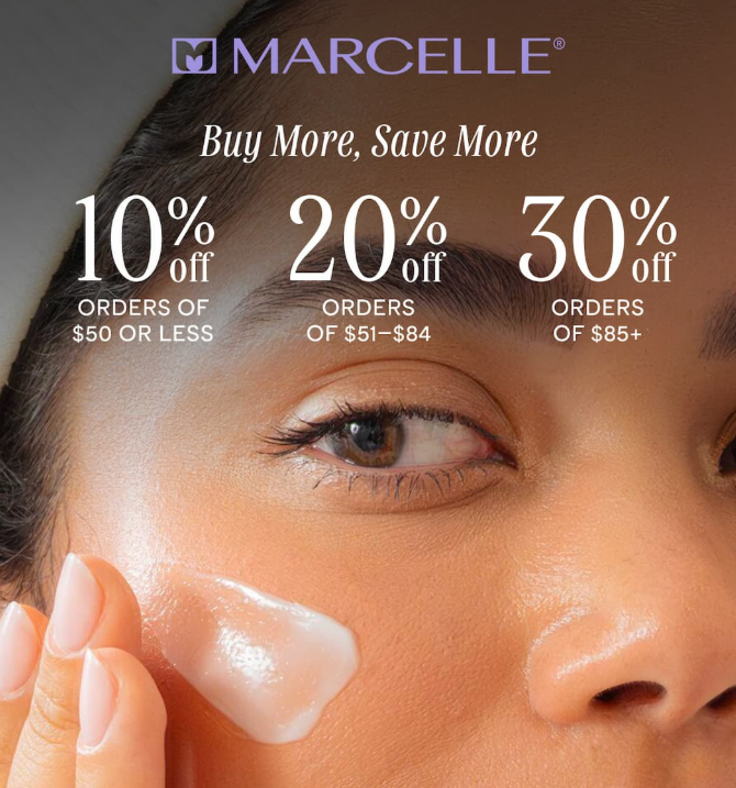 Click to go to the Marcelle Sale